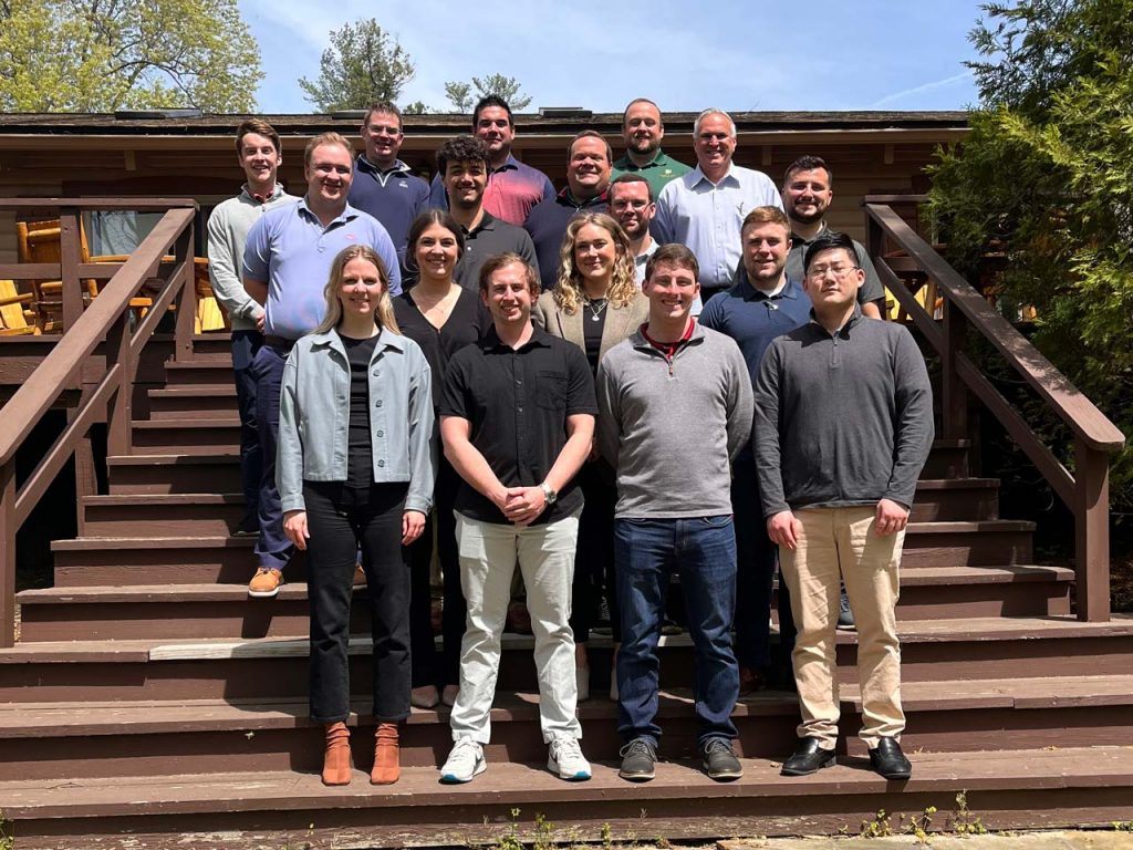 Our Gibson Consulting team engaged in a week-long training course at Pine Manor Estates.