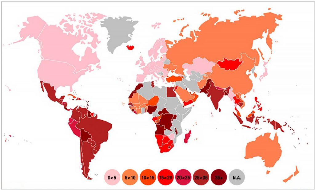 global tariff map